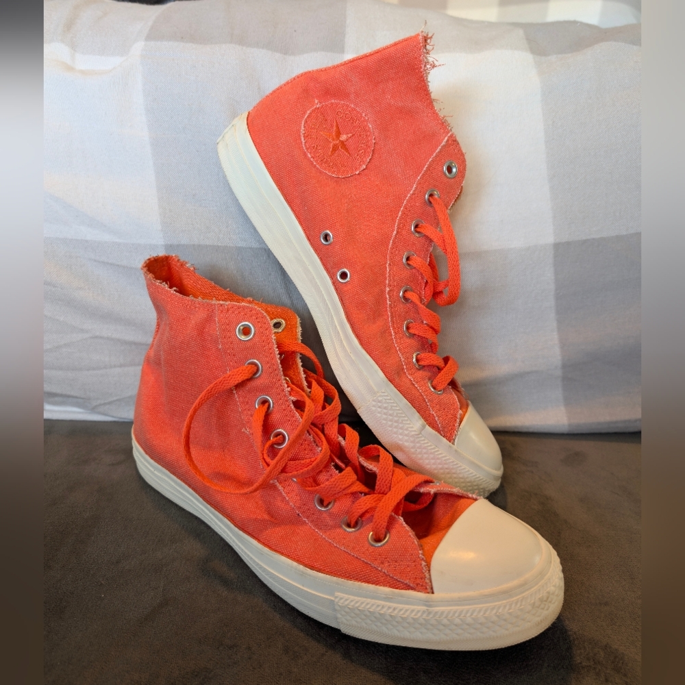 Creamsicle Chuck Taylors